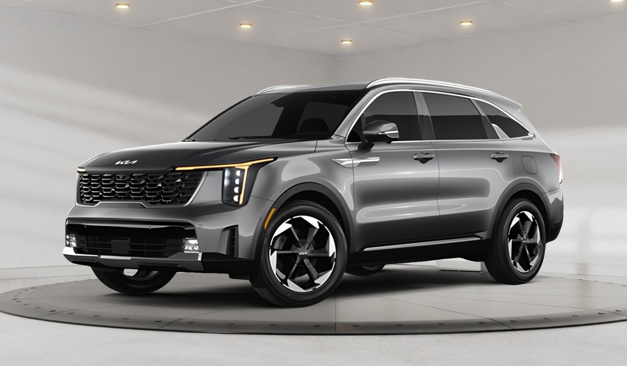 Gray (Steel Grey) 2026 Kia Sorento Hybrid SUV / Crossover All-Wheel Drive Automatic