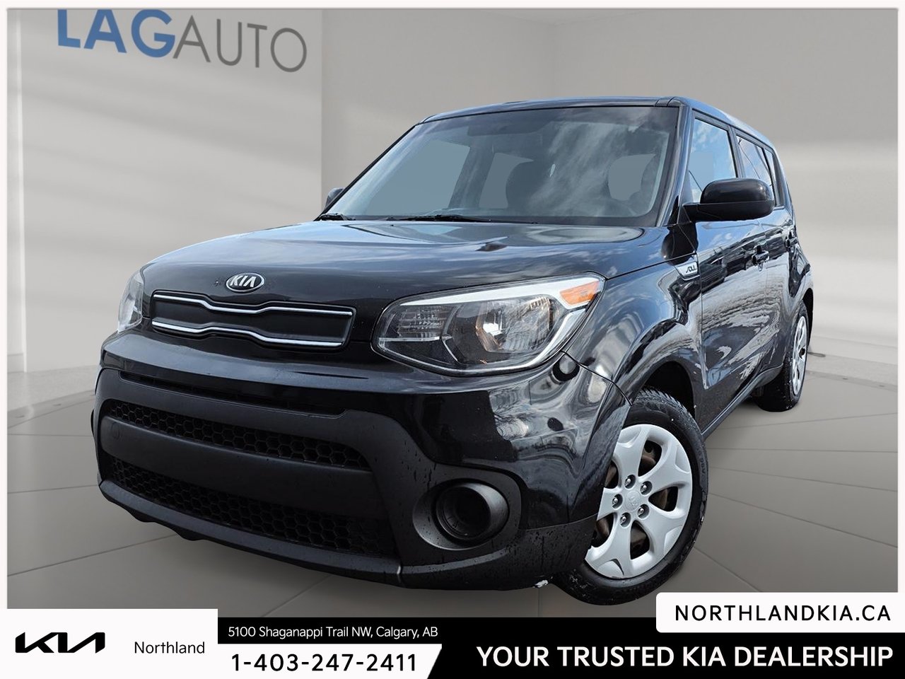 Black 2018 Kia Soul Wagon Automatic