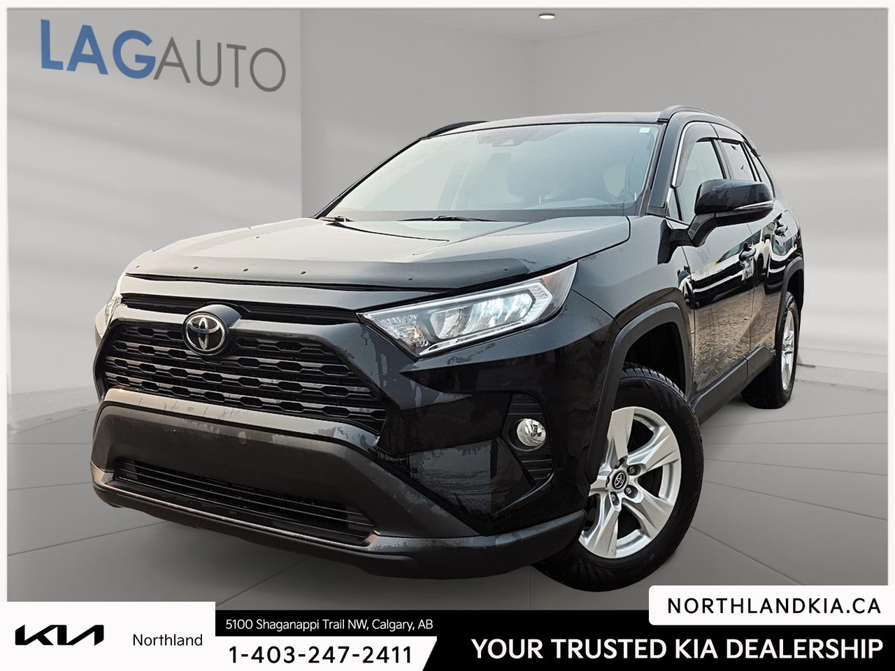 Black 2019 Toyota RAV4 SUV / Crossover Front-Wheel Drive Automatic