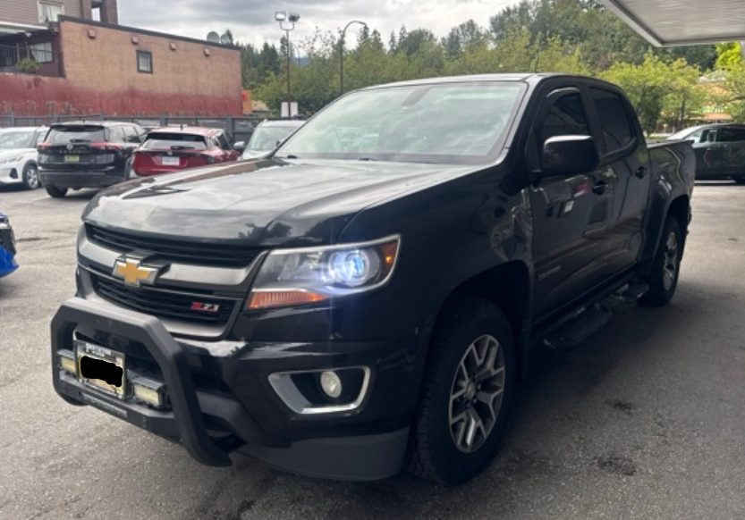 Black 2018 Chevrolet Colorado Pickup Truck Four-Wheel Drive Automatic
