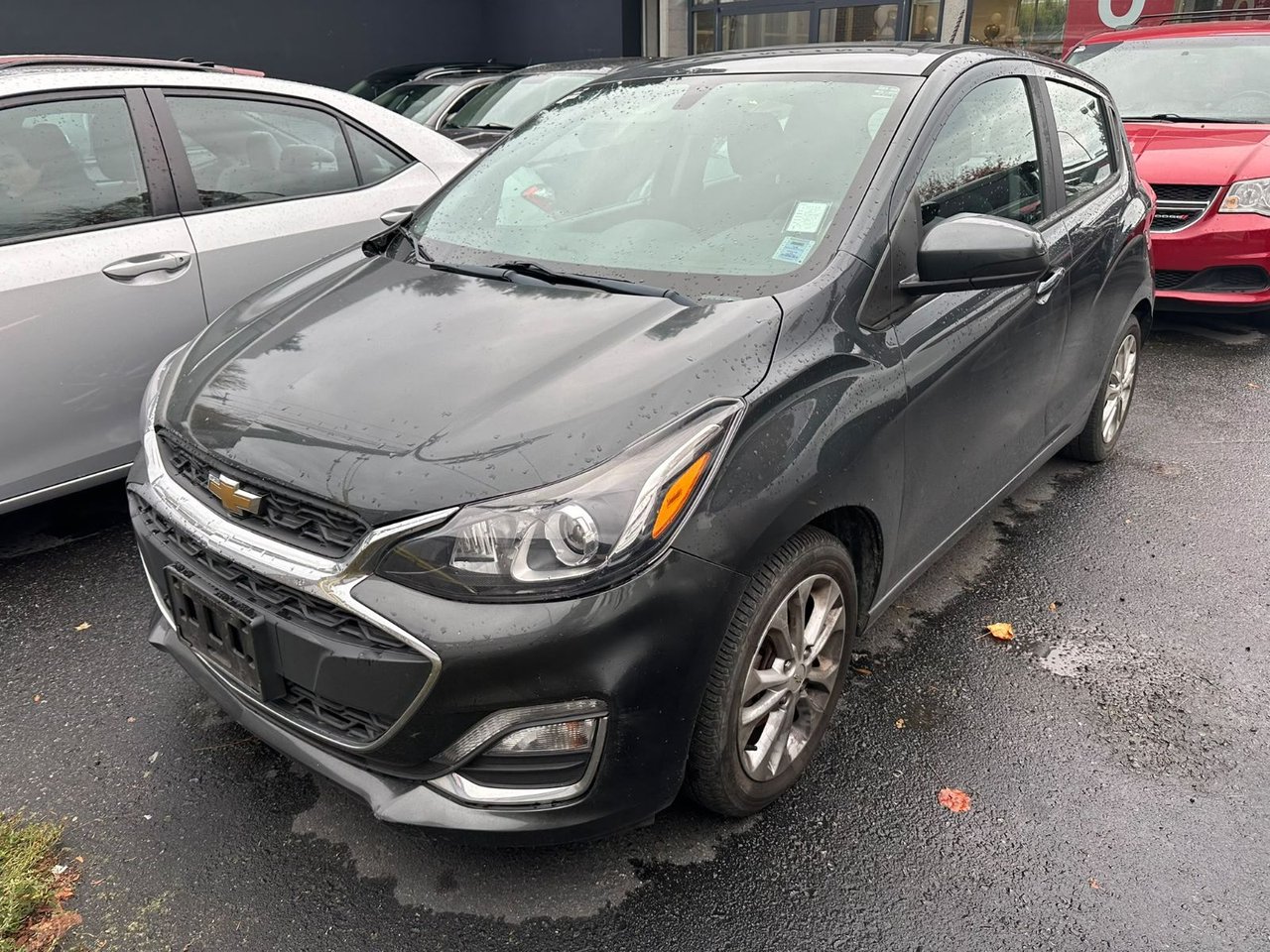 Gray 2019 Chevrolet Spark Hatchback Front-Wheel Drive Continuously Variable Transmission
