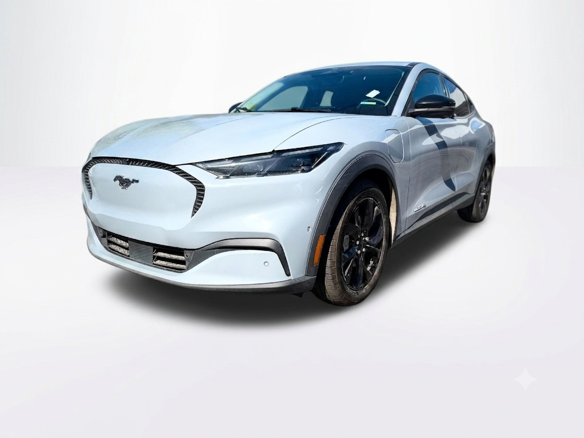 Gray (Glacier Grey Metallic Tri-Coat) 2024 Ford Mustang Mach-E SUV / Crossover All-Wheel Drive Automatic