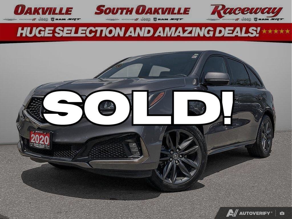 Gray 2020 Acura MDX SUV / Crossover Automatic