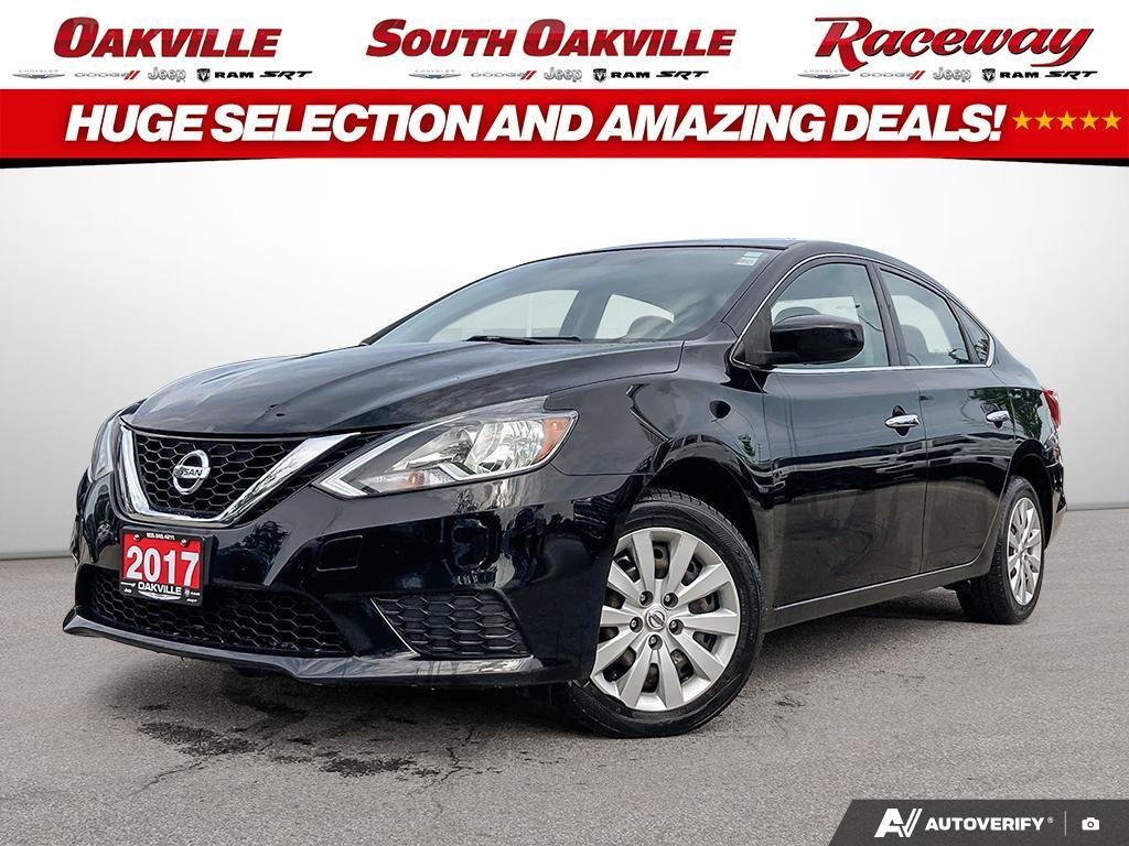 Black 2017 Nissan Sentra Sedan Front-Wheel Drive Continuously Variable Transmission
