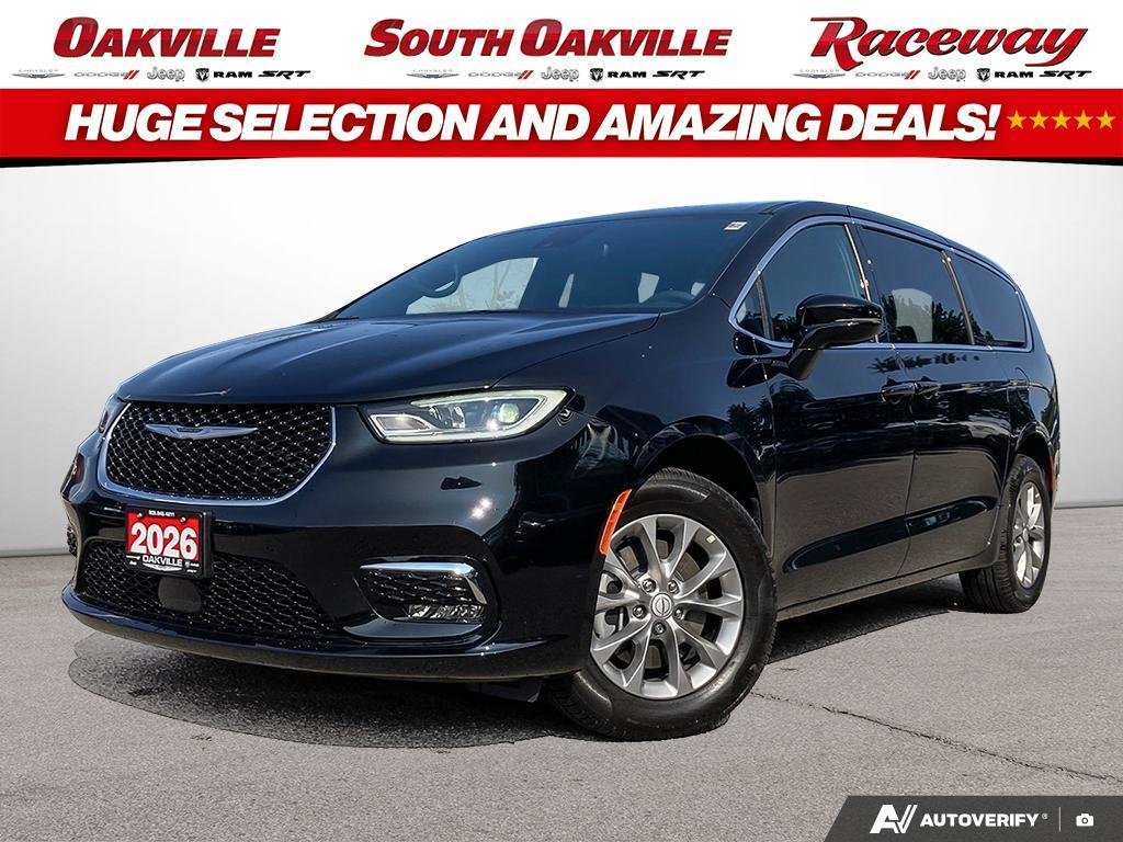 Black 2026 Chrysler Pacifica Minivan All-Wheel Drive Automatic