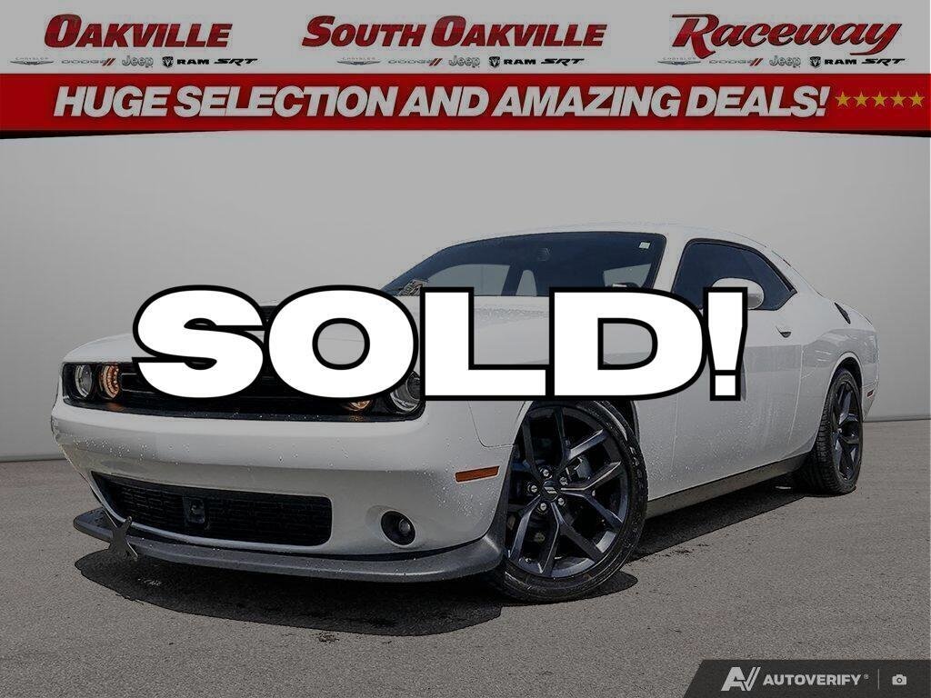 White 2023 Dodge Challenger Coupe Rear-Wheel Drive Automatic