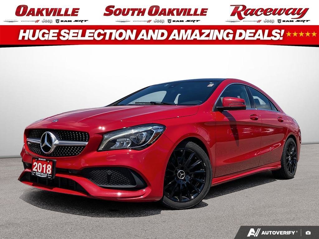 Red 2018 Mercedes-Benz CLA Sedan All-Wheel Drive Automatic