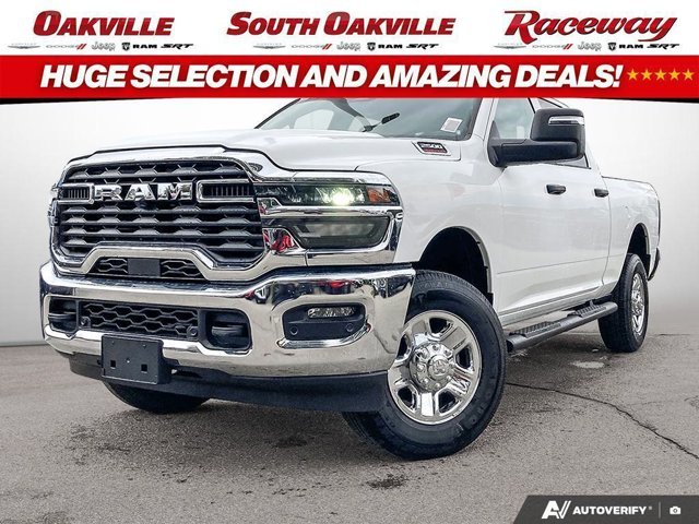 White 2026 RAM 2500 Pickup Truck Four-Wheel Drive Automatic