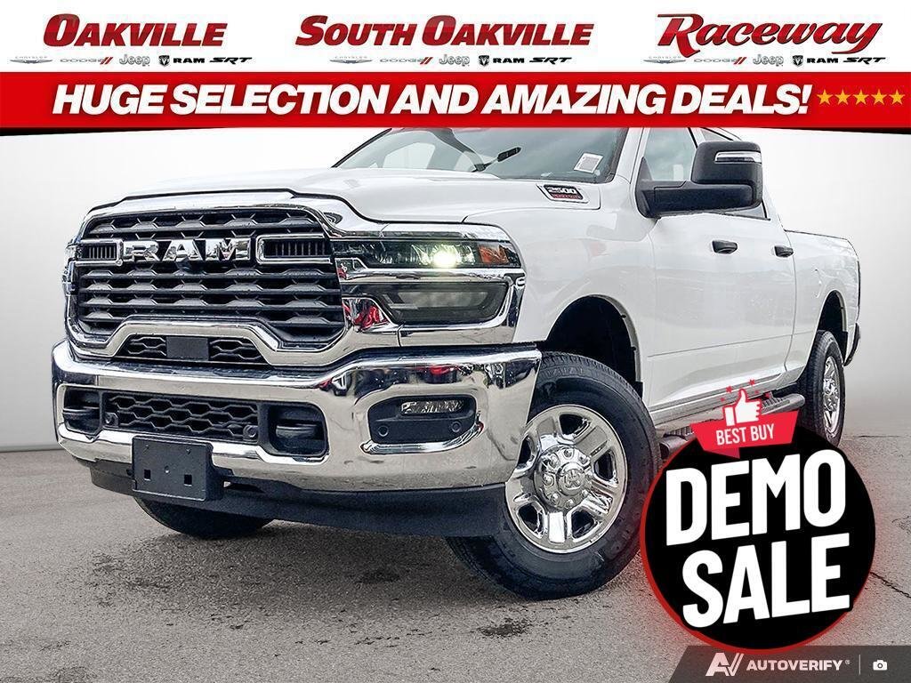 White 2026 RAM 2500 Pickup Truck Four-Wheel Drive Automatic