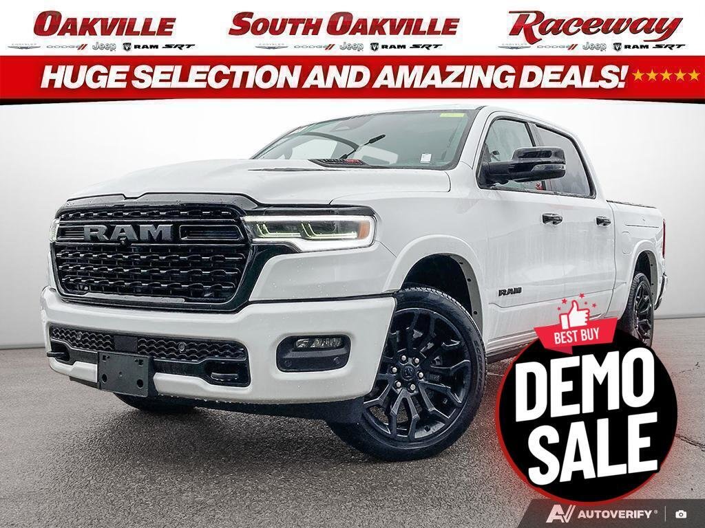 White 2026 RAM 1500 Pickup Truck Four-Wheel Drive Automatic