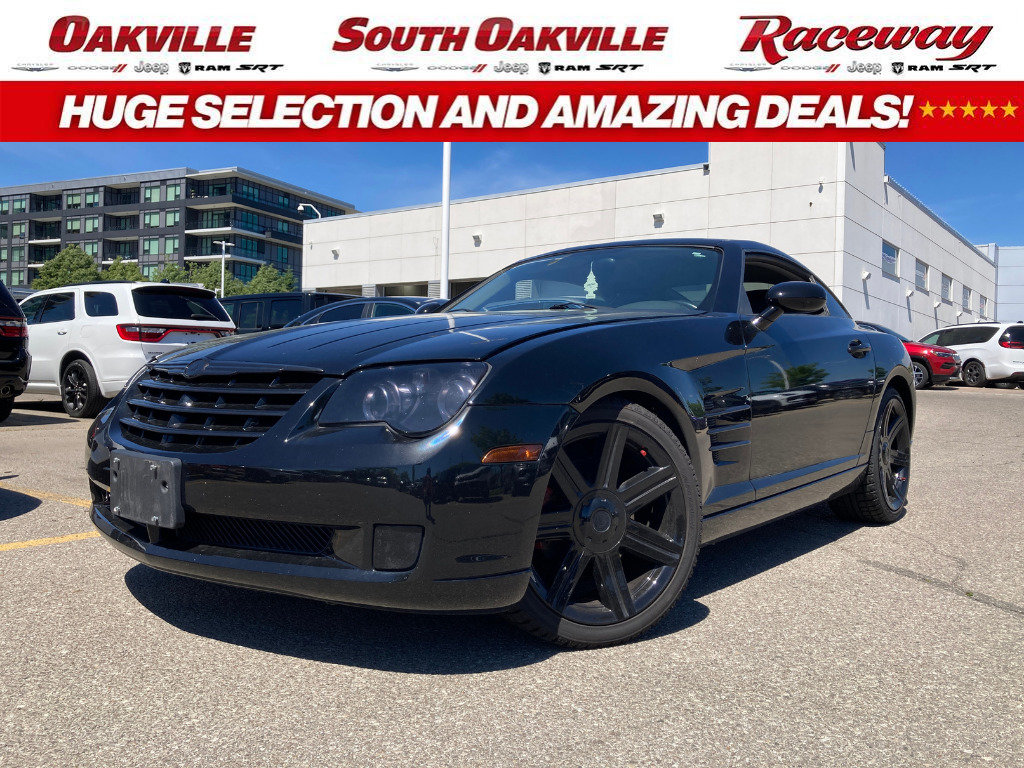 Black 2004 Chrysler Crossfire Coupe Manual