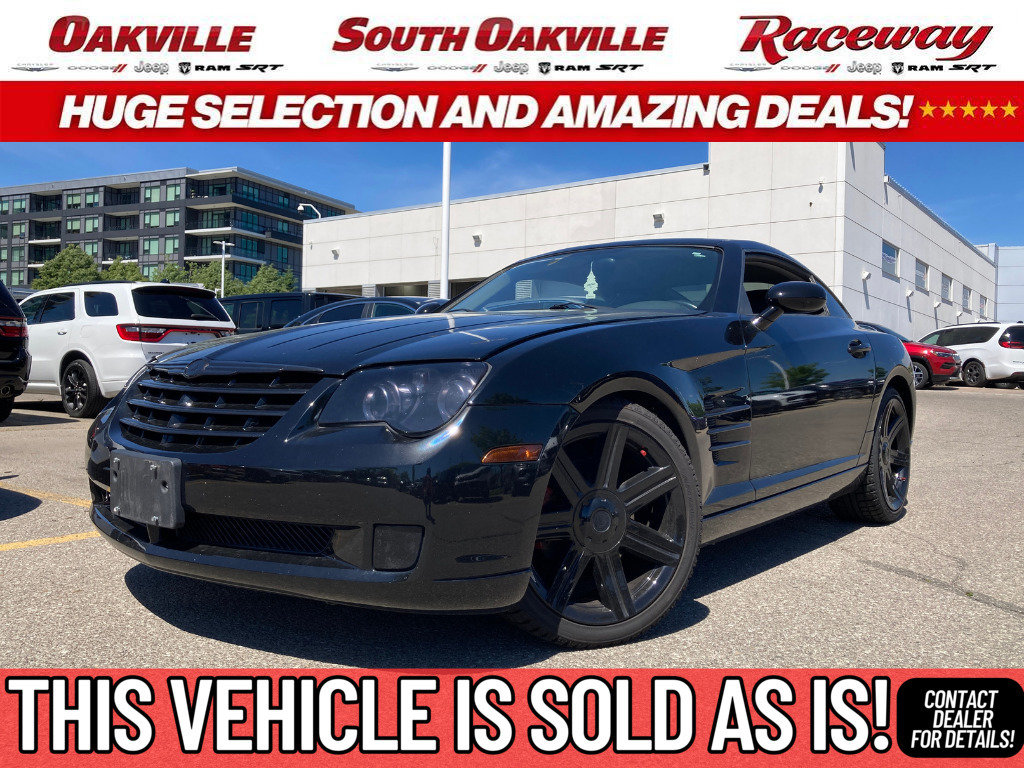 Black 2004 Chrysler Crossfire Coupe Manual