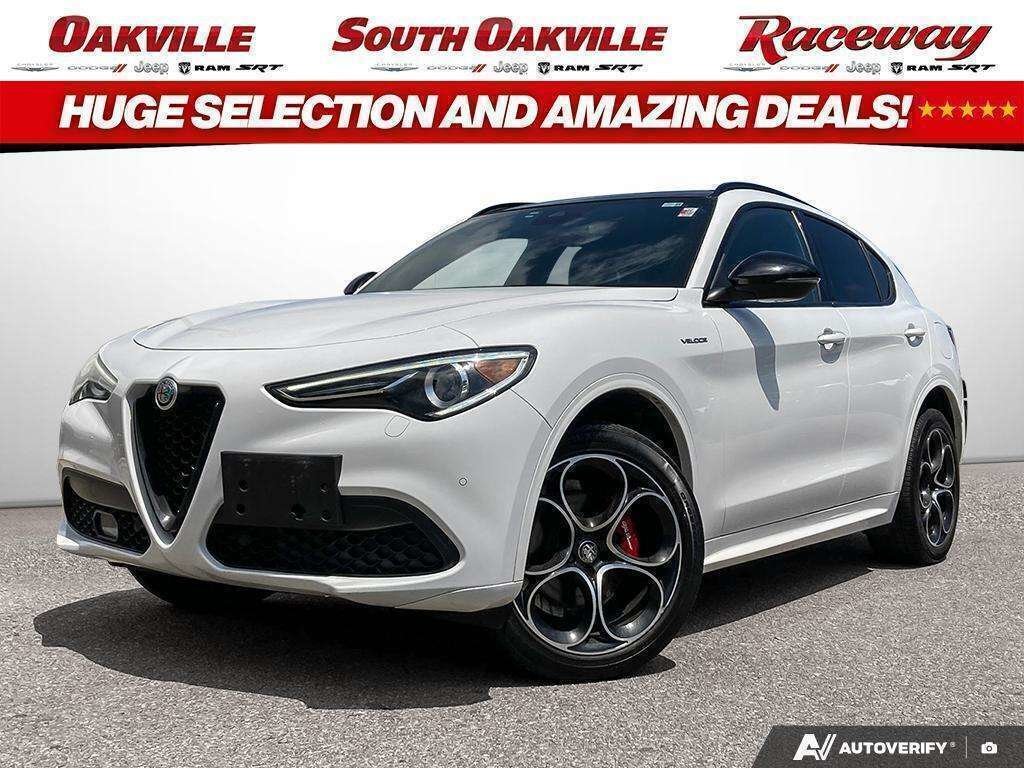 White 2022 Alfa Romeo Stelvio SUV / Crossover All-Wheel Drive Automatic