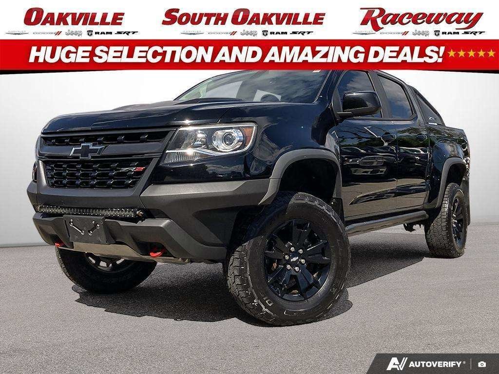 Black 2019 Chevrolet Colorado Pickup Truck Four-Wheel Drive Automatic