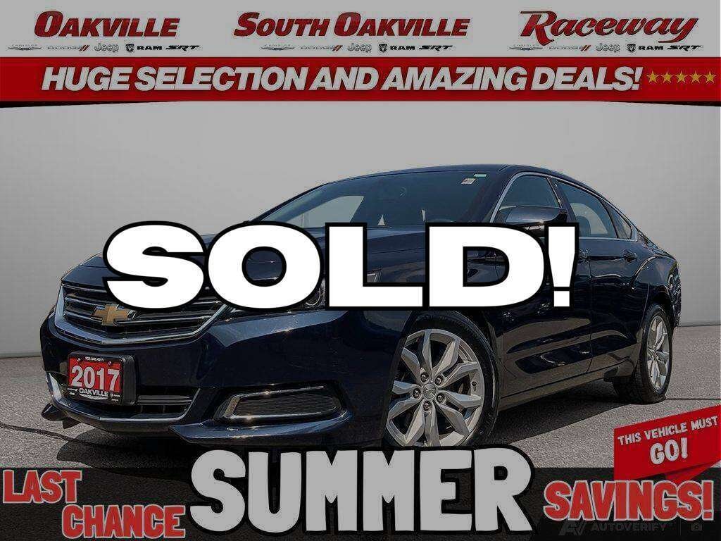 Blue 2017 Chevrolet Impala Sedan Front-Wheel Drive Automatic