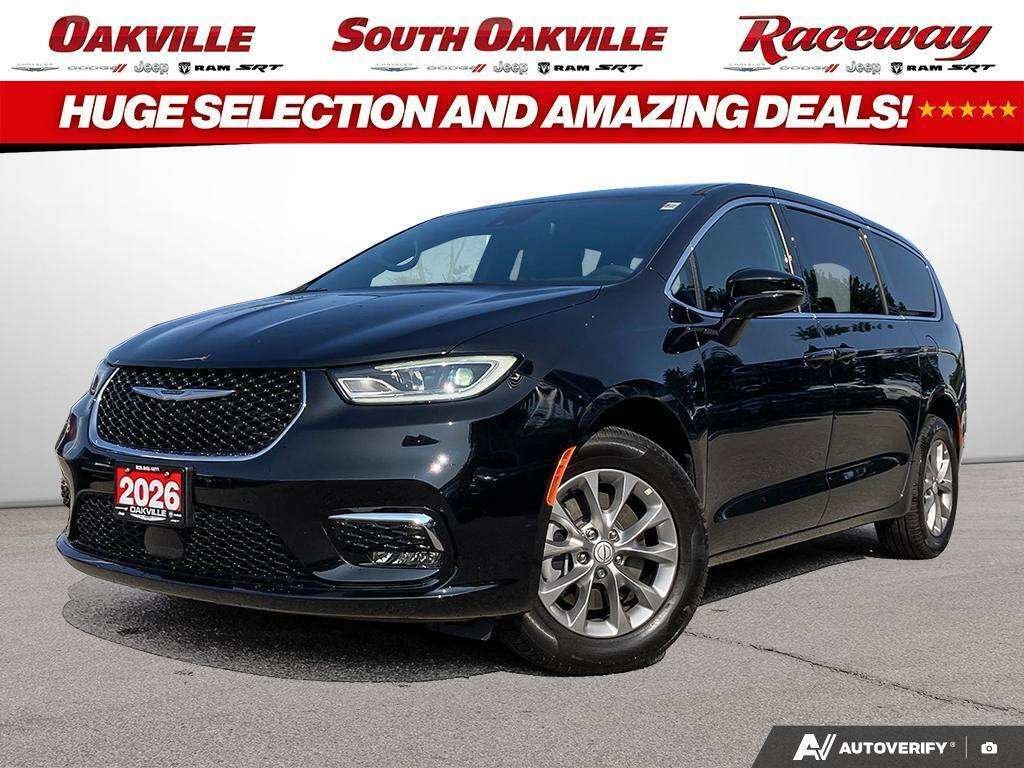 Black 2026 Chrysler Pacifica Minivan All-Wheel Drive Automatic