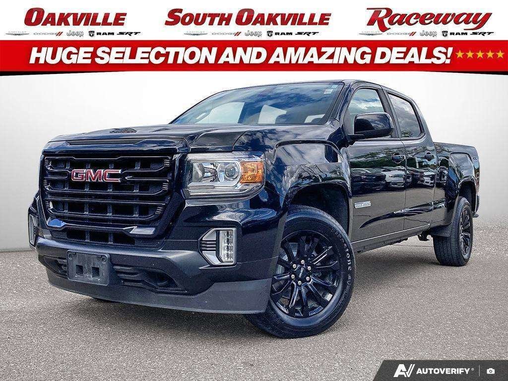 Black 2021 GMC Canyon Pickup Truck Four-Wheel Drive Automatic