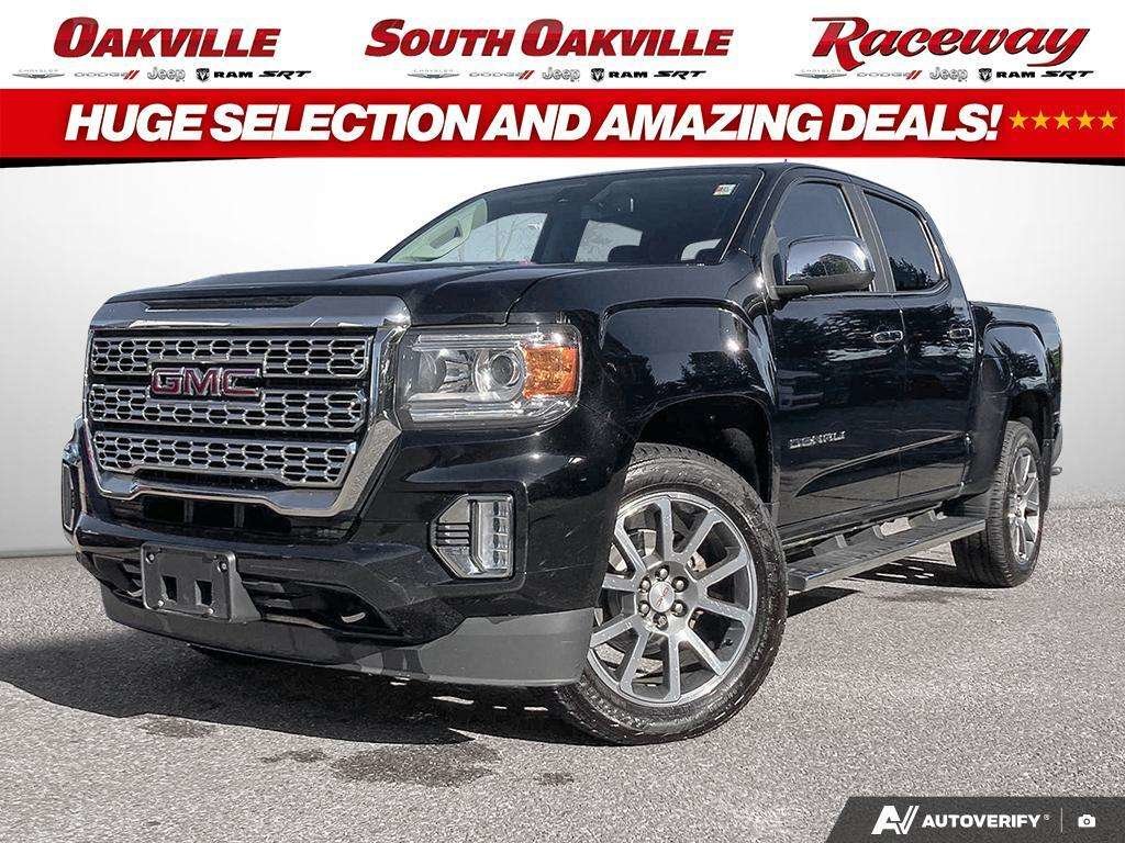 Black 2022 GMC Canyon Pickup Truck Four-Wheel Drive Automatic