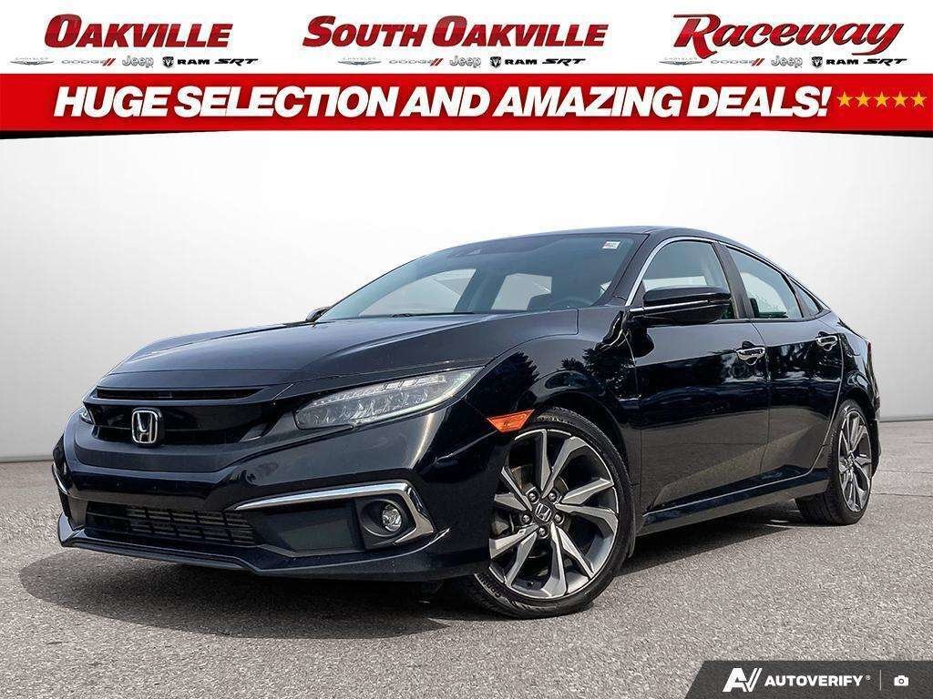 Black 2020 Honda Civic Sedan Front-Wheel Drive Automatic