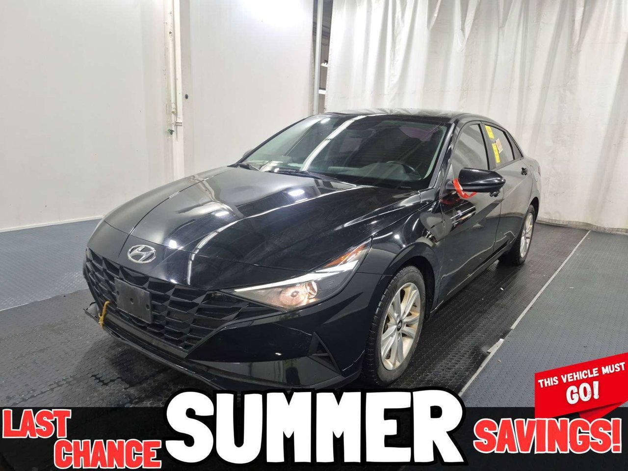 Black 2021 Hyundai Elantra Sedan Automatic