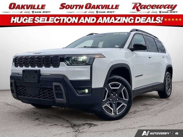 White 2026 Jeep Cherokee SUV / Crossover Four-Wheel Drive Continuously Variable Transmission