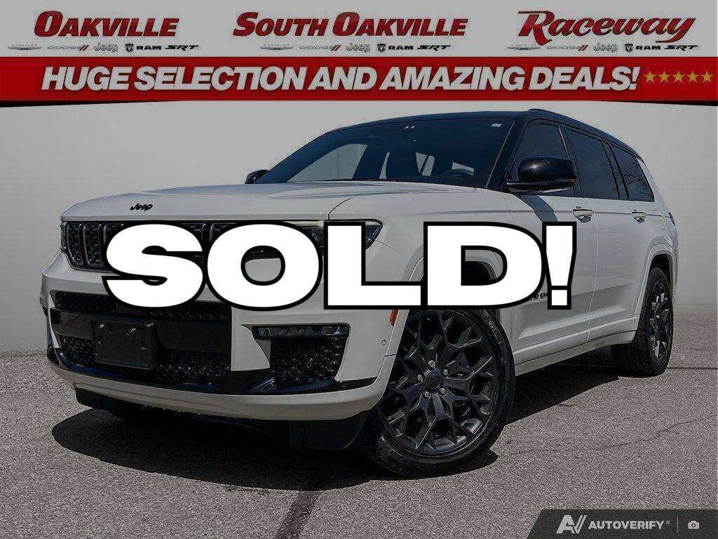 White 2024 Jeep Grand Cherokee L SUV / Crossover Four-Wheel Drive Automatic