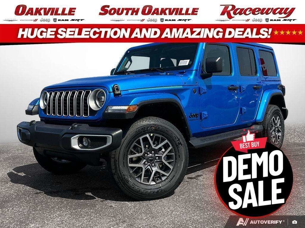 Blue 2025 Jeep Wrangler SUV / Crossover Four-Wheel Drive Automatic