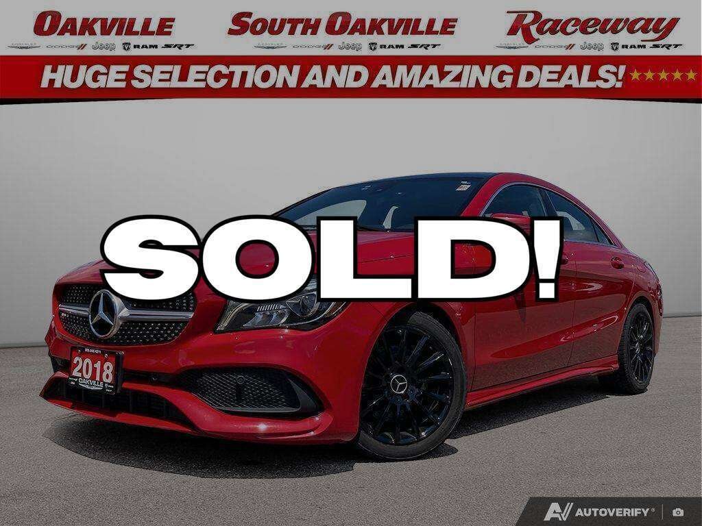 Red 2018 Mercedes-Benz CLA Sedan All-Wheel Drive Automatic