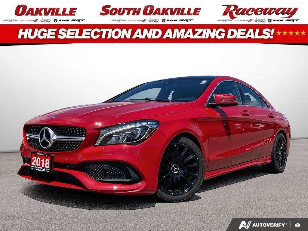 Red 2018 Mercedes-Benz CLA Sedan All-Wheel Drive Automatic