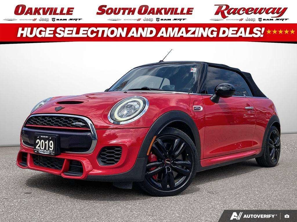 Red 2019 MINI Cooper Convertible Front-Wheel Drive Automatic