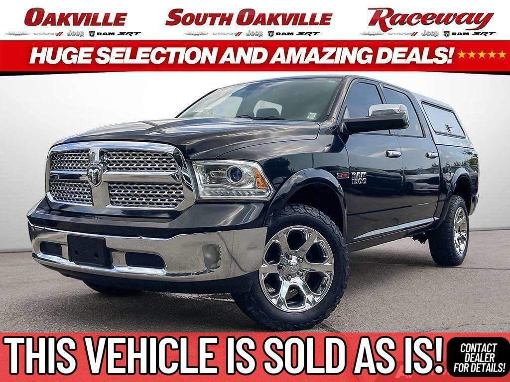Black 2017 RAM 1500 Pickup Truck Four-Wheel Drive Automatic