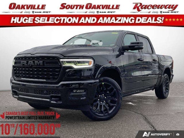 Black 2026 RAM 1500 Pickup Truck Four-Wheel Drive Automatic