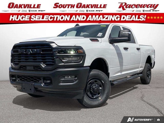 White 2026 RAM 2500 Pickup Truck Four-Wheel Drive Automatic
