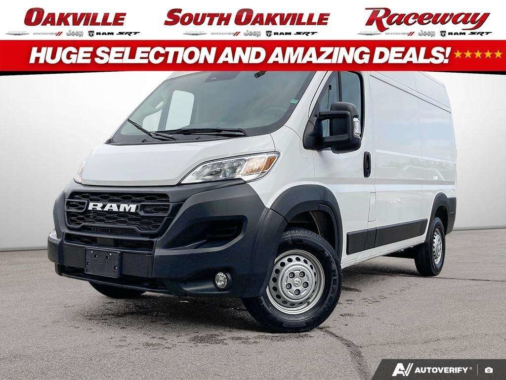 White 2025 RAM ProMaster Van Automatic