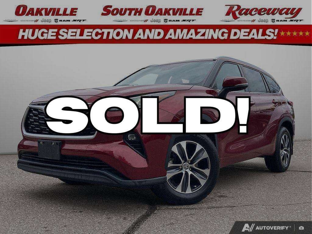 Red 2021 Toyota Highlander SUV / Crossover All-Wheel Drive Automatic