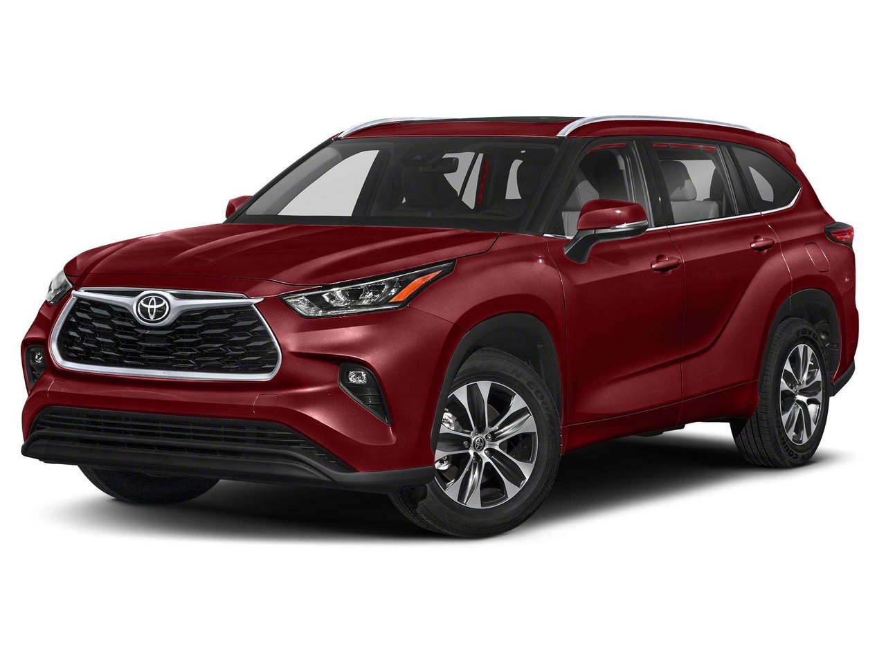 Red 2021 Toyota Highlander SUV / Crossover All-Wheel Drive Automatic
