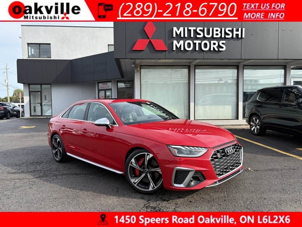 Orange (Tango Red Metallic) 2022 Audi S4 Sedan  Automatic