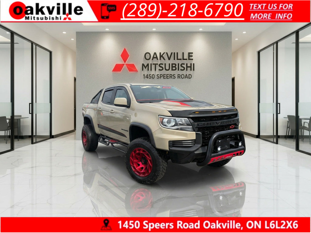Brown 2022 Chevrolet Colorado Pickup Truck Four-Wheel Drive Automatic