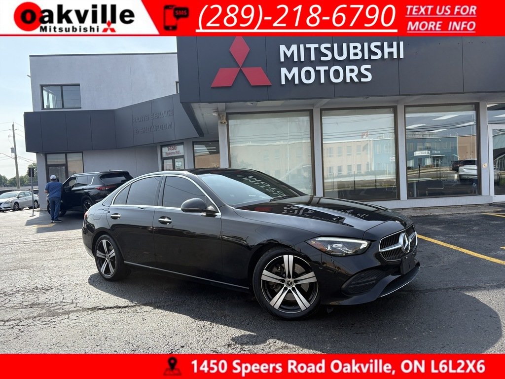 Black 2023 Mercedes-Benz C-Class Sedan All-Wheel Drive Automatic