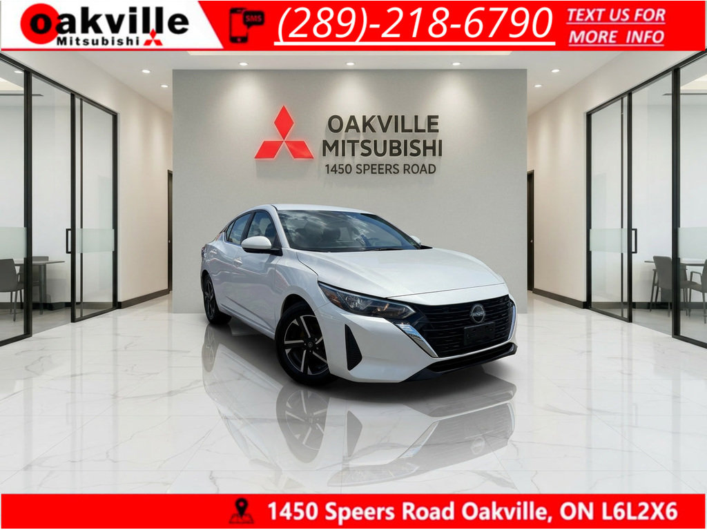 Aspen White TriCoat 2024 Nissan Sentra Sedan Front-Wheel Drive Automatic