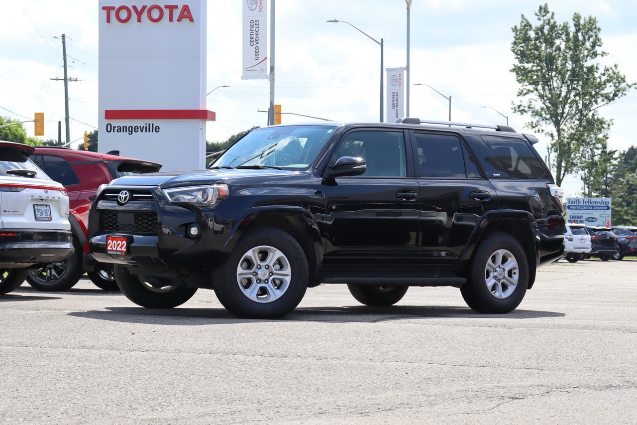 Midnight Black Metallic 2022 Toyota 4Runner SUV / Crossover Four-Wheel Drive Automatic