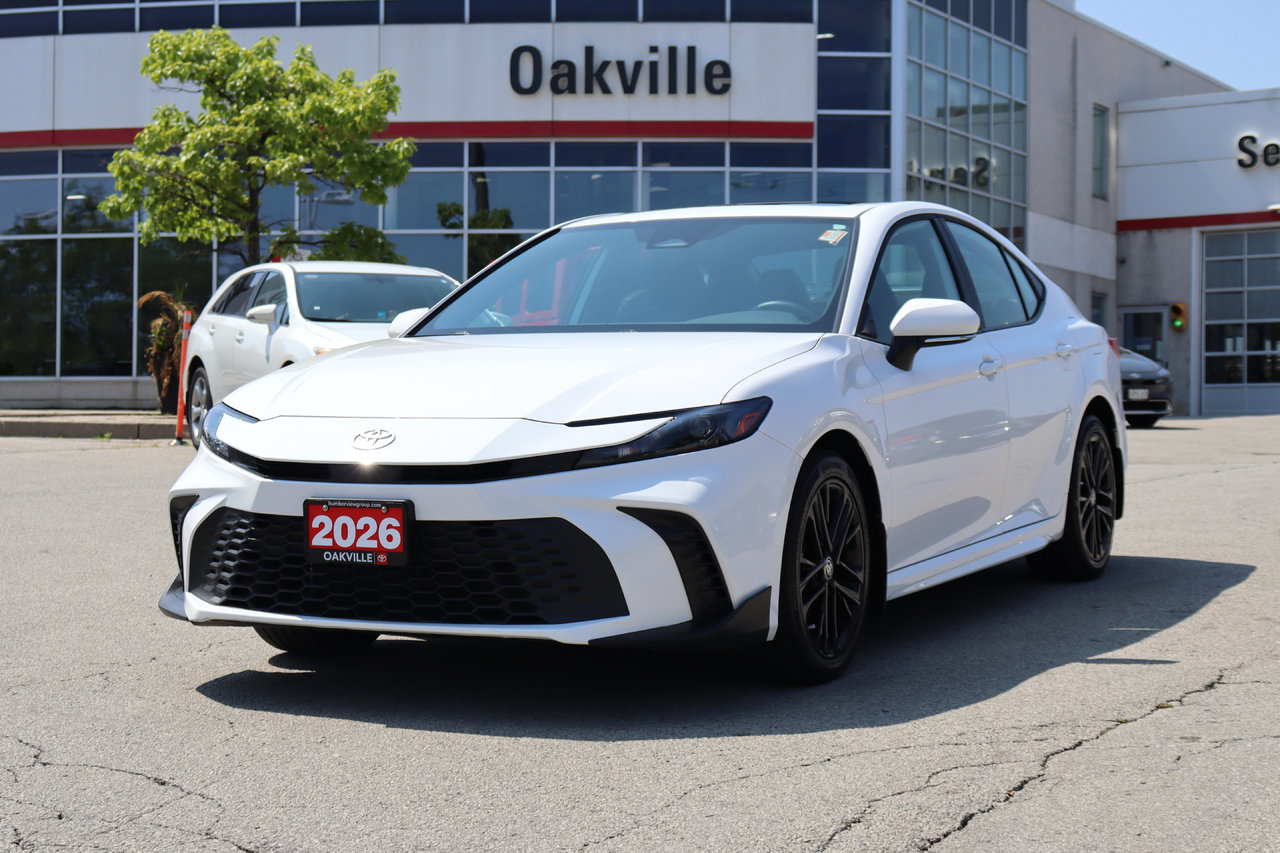 White 2026 Toyota Camry Sedan