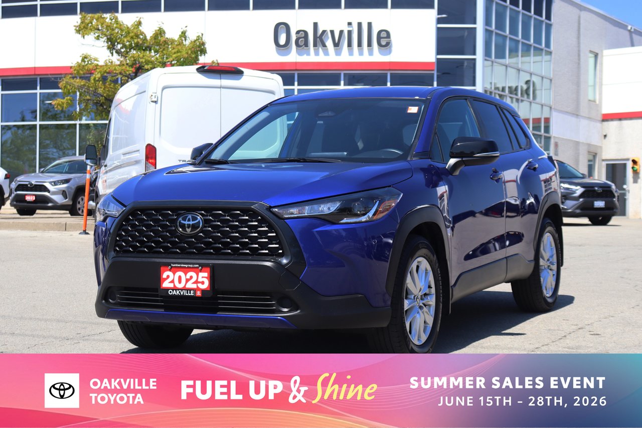 Blue Crush Metallic 2025 Toyota Corolla Cross LE AWD SUV / Crossover All-Wheel Drive Continuously Variable Transmission