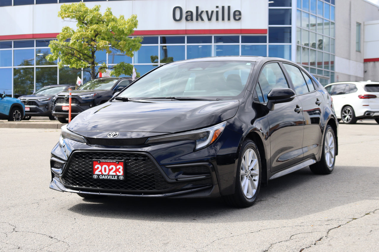 Midnight Black (Met) 2023 Toyota Corolla Sedan Front-Wheel Drive Continuously Variable Transmission