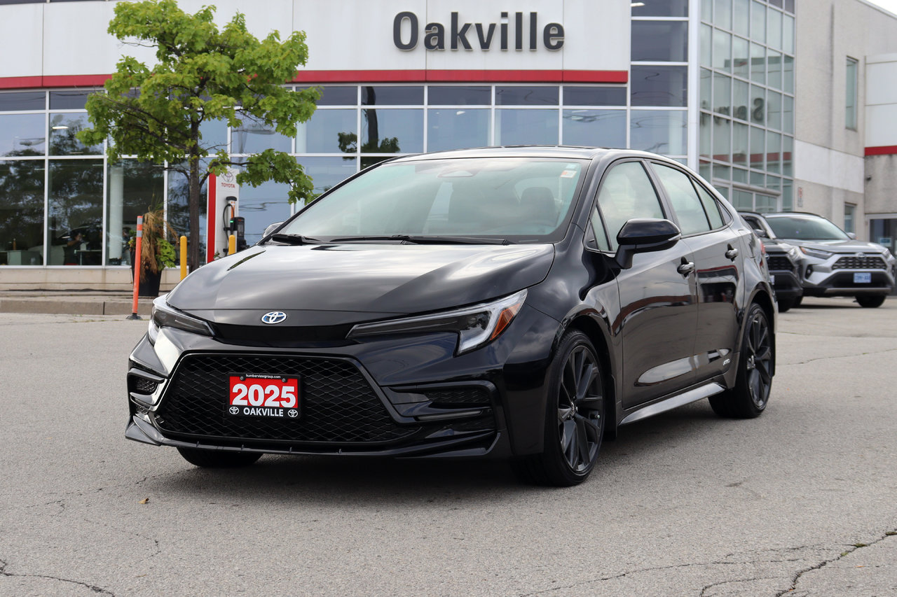 2025 Toyota Corolla Hybrid Berline Noir (Midnight Black Metallic) Transmission Intégrale à variation continue
