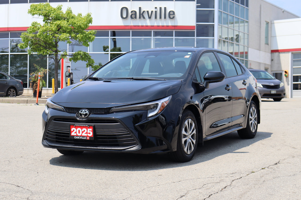 Midnight Black Metallic 2026 Toyota Corolla Hybrid Sedan Front-Wheel Drive Continuously Variable Transmission