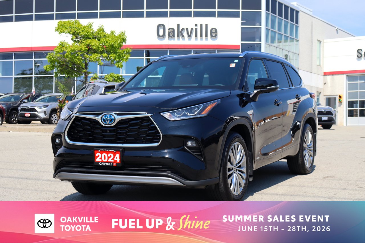 Midnight Black Met 2024 Toyota Highlander Hybrid SUV / Crossover All-Wheel Drive