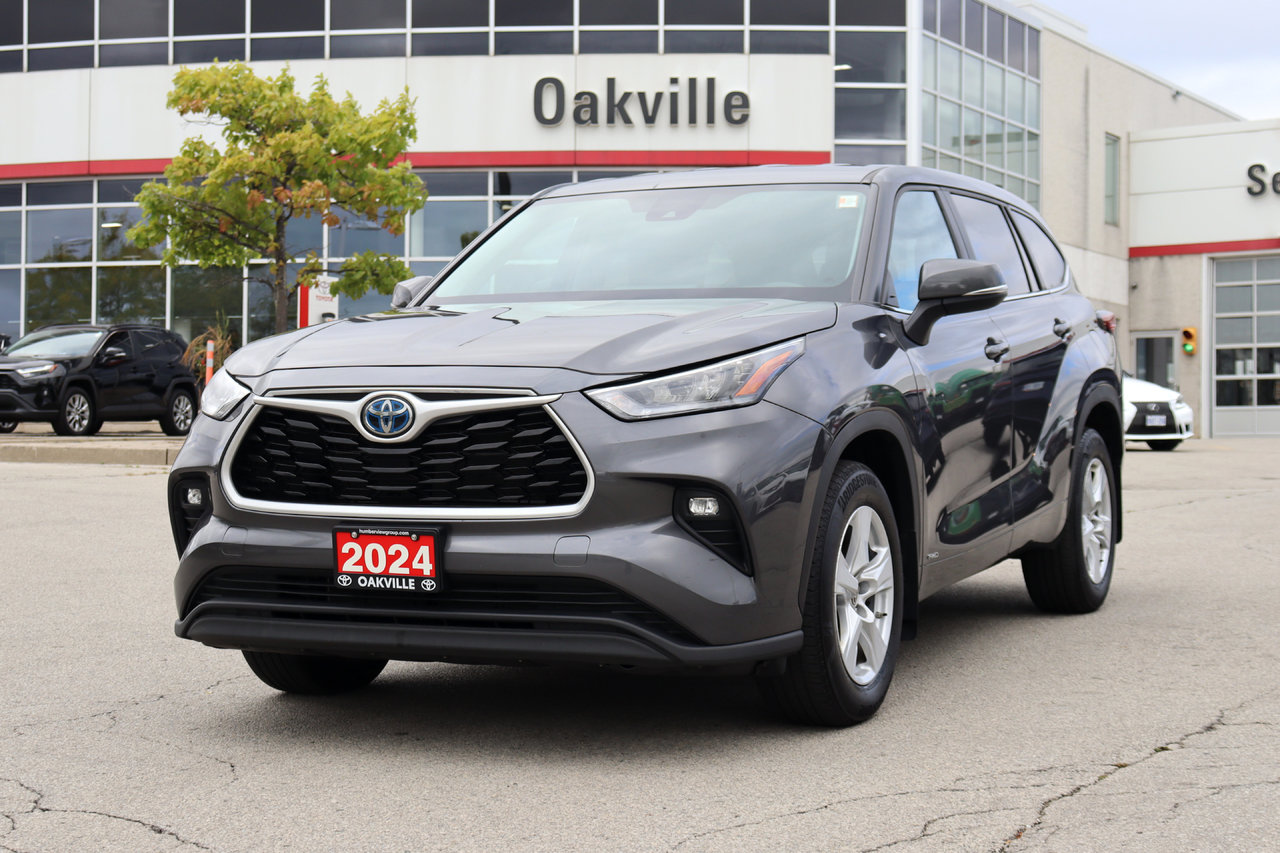 Gray (Magnetic Grey Metallic) 2024 Toyota Highlander Hybrid SUV / Crossover All-Wheel Drive 