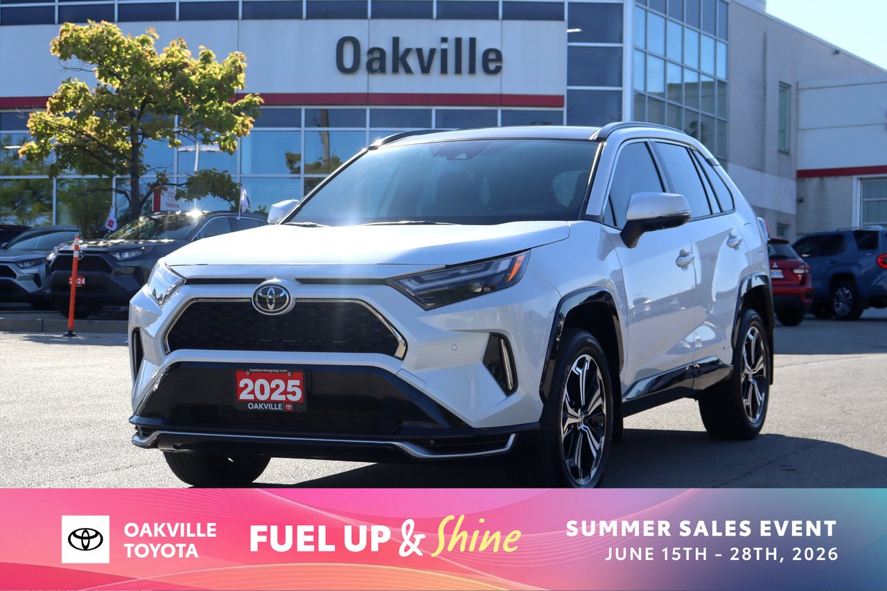 White (Wind Chill Pearl) 2025 Toyota RAV4 Plug-in Hybrid SE AWD SUV / Crossover All-Wheel Drive Continuously Variable Transmission