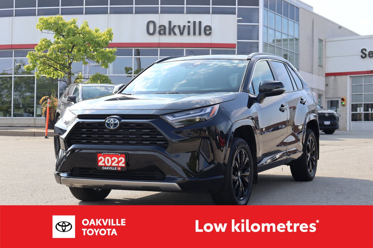 Midnight Black Metallic 2022 Toyota RAV4 Hybrid SUV / Crossover All-Wheel Drive 